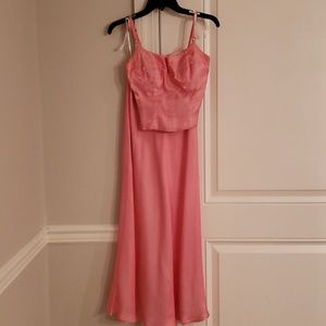 Pink prom dress